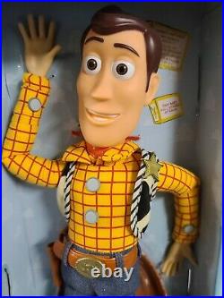 Toy Story 16'' TALKING WOODY DOLL Pull String Disney Parks New