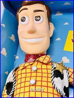 Toy Story 1995 Jumbo 22 Woody Adventure Buddy Thinkway Collector Doll! With HAT