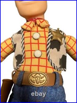 Toy Story 1995 Thinkway Toys Talking Woody Doll Custom Replica
