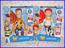 Toy Story 25th Anniversary Woody and Jessie Pull String Dolls NEW