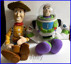 Toy Story 2 Dolls Woody 30 & Buzz Light Year 27 1999 Rare & Hard To Find