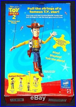 Toy Story 2 Hang Around Woody Marionette Disney 1999 Mint in Package Mattel