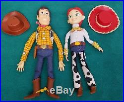 Toy Story 2 Lot Talking Pull String Doll Woody Jessie Buzz Rex Slinky Dog RC