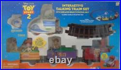 Toy Story 2 Movie Interactive Talking Train Set Woody Buzz Jessie Zurg Sealed