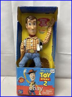 Toy Story 2 Pull String Talking Woody New Think Way Vintage Disney