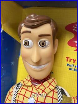 Toy Story 2 Pull String Talking Woody New Think Way Vintage Disney