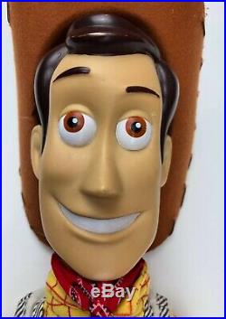 Toy Story 2 Sheriff Woody cowboy doll hard face soft body Disneyland Resort 18