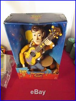 Toy Story 2 Strummin' Singin' Woody Doll Mattel Disney 1999 New Sealed