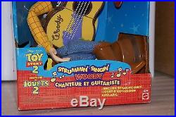 Toy Story 2 Strummin Singin Woody Doll With Musical Guitar In Box