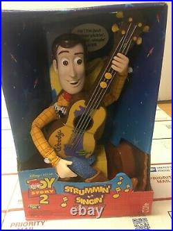 Toy Story 2 Strummin' Singin' Woody Unused Mattel Doll 1999