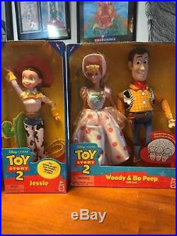 Toy Story 2 Woody And Boo Peep Doll, And Jessie Doll