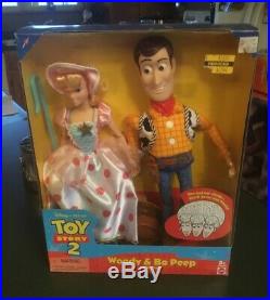 Toy Story 2 Woody & Bo Peep Disney Doll Gift Set 1999 Mattel 23785 Nrfb