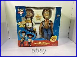 Toy Story 2 Woody and Jessie Interactive Buddies Talking Action Figures NEW
