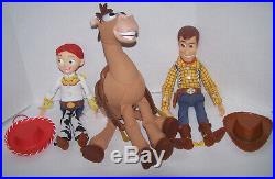 Toy Story 3 Jessie, Woody and Bullseye Dolls. Working Pull String Talking Dolls