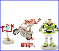 Toy Story 4 Deluxe Figure Set 9 Pcs Woody Buzz Jessie Bo Peep Forky Duke Gabby