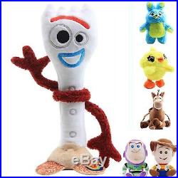 Toy Story 4 Plush Doll Forky Ducky Horse Bunny Woody Buzz Soft Stuffed Kids Gift