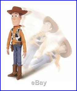Toy Story 4 Sheriff Woody 16 Drop Down Motion Sensor Talking Doll Action Figure