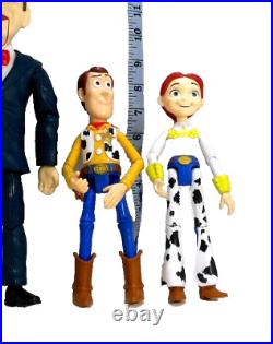 Toy Story 4 set of three pose-able figures, dolls BENSON, WOODY & JESSE