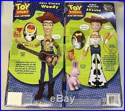 Toy Story And Beyond! Jessie & Woody 2 Pack Pull String Talking Dolls 2002