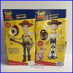 Toy Story And Beyond Pull String Jessie & Woody 2002 Works Box Wear