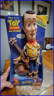 Toy Story And Beyond Pull String Woody 2002 Works Box Wear