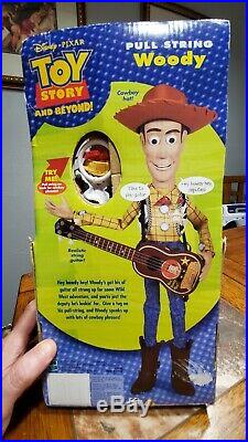 Toy Story And Beyond Pull String Woody 2002 Works Box Wear