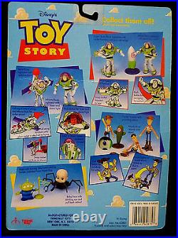 Toy Story Baby Face Woody Buzz 4 Action Figure Set New 1995 Thinkway Amricons