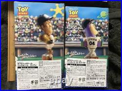 Toy Story Baseball Strikeout Woody Buzz Lightyear Figure Set Bubble Head Doll