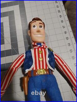 Toy Story & Beyond Stars & Stripes THINKWAY 16 Talking Pull String Woody