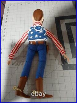 Toy Story & Beyond Stars & Stripes THINKWAY 16 Talking Pull String Woody