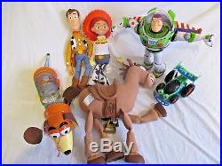 Toy Story Bundle Woody, Jess, Buzz Lightyear, Bullseye, Slinky, RC Car