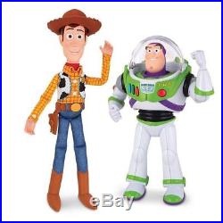 Toy Story Buzz Lightyear Sheriff Woody Talking Action Doll Figure Christmas Gift