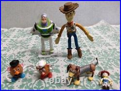 Toy Story Buzz Lightyear Tokotoko Doll Motion Woody Potato Head Slinky Dog Jesse