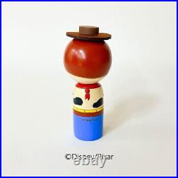 Toy Story Buzz Lightyear and Woody 2set Usaburo Kokeshi Wooden Figure Disney NEW
