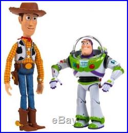 Toy Story Buzz Lightyear and Woody Talking Action Figures Kids Dolls Gift Set