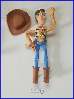 Toy Story Buzz Woody Twitch 4 tall figure lot
