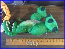 Toy Story Collection Large Plush 24 Inch Woody Doll & 15 Inch Rex The Dinosaur