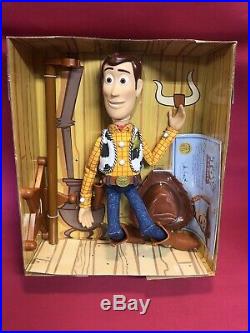 Toy Story Collection Woody Doll Boxed With Certificate & Stand Rare Thinkway