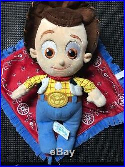 Toy Story Disney Babies Baby Woody Plush Doll with Sheriff Blanket 12 RARE HTF