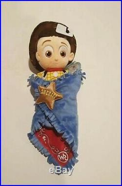 Toy Story Disney Babies Baby Woody Plush Doll with Sheriff Blanket 12 and Tags