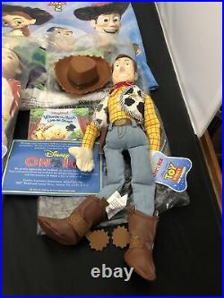 Toy Story Disney On Ice Rare Plush Woody & Jesse Originally Tour Bag All New
