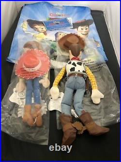 Toy Story Disney On Ice Rare Plush Woody & Jesse Originally Tour Bag All New