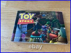 Toy Story Disney Pixar1995 Vintage Woody Buzz Lightyear Plush Dolls + Postcards