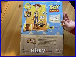 Toy Story Disney Pixar Talking Woody Pull String 15 Sayings Very Rare Woody Doll