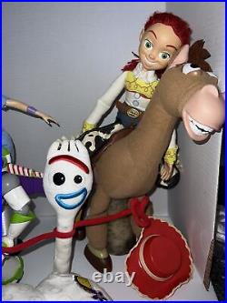 Toy Story Dolls Jessie & Horse Bullseye Buzz & Bo Peep & Sheep Martian & Forky