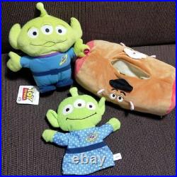 Toy Story Goods Plush Doll Buzz Woody Little Green Men Disney Set Lot of 18