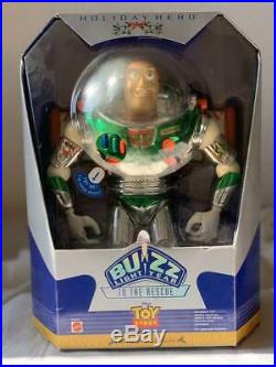 Toy Story Holiday Hero Series Woody Santa Claus Buzz Light Year Set Un-Opened