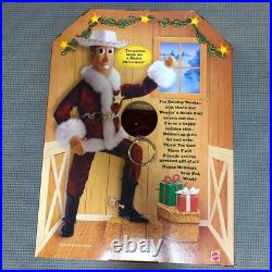 Toy Story Holiday Hero Series Woody Santa Claus Talking Figure Doll MATTLE 1999
