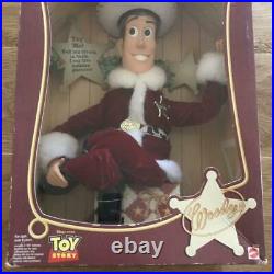 Toy Story Holiday Woody Talking Figure Doll Rare Mattel Pixar Movie Animation