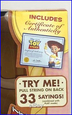 Toy Story Jessie Signature Collection Woody's Roundup Talking Doll Cowgirl New